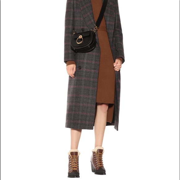 CHLOE Rylee Lace-Up Leather Ankle Boots Size 38 - Picture 5 of 13